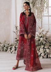 Eudora By Ayzel Embroidered Lawn Unstitched 3 Piece Suit - ABA24EL 07 AKIRA