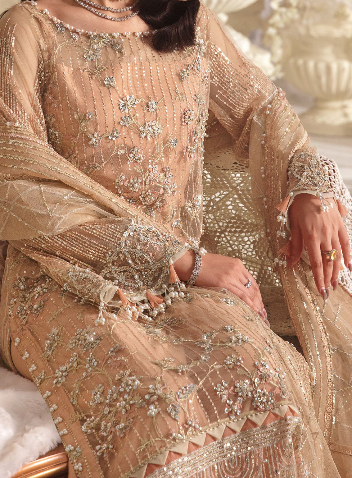 Evara By Elaf Embroidered Net Suits Unstitched 3 Piece - EL24EV EFE-06 ZYVA Evara By Elaf Embroidered Net Suits Unstitched 3 Piece - EL24EV EFE-06 ZYVA
