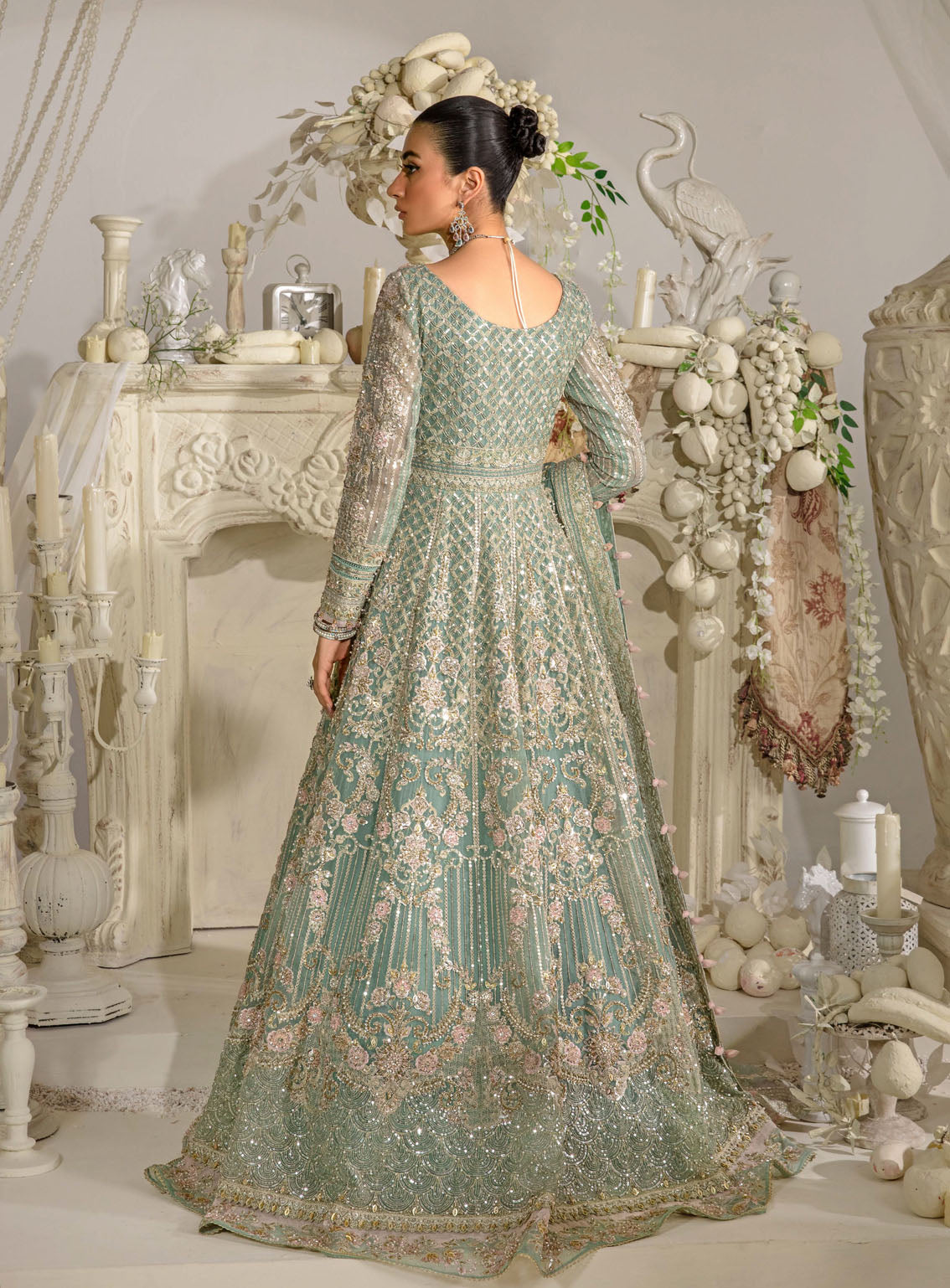 Evara By Elaf Embroidered Organza Suits Unstitched 3 Piece - EL24EV EFE-02 ELSA Evara By Elaf Embroidered Organza Suits Unstitched 3 Piece - EL24EV EFE-02 ELSA