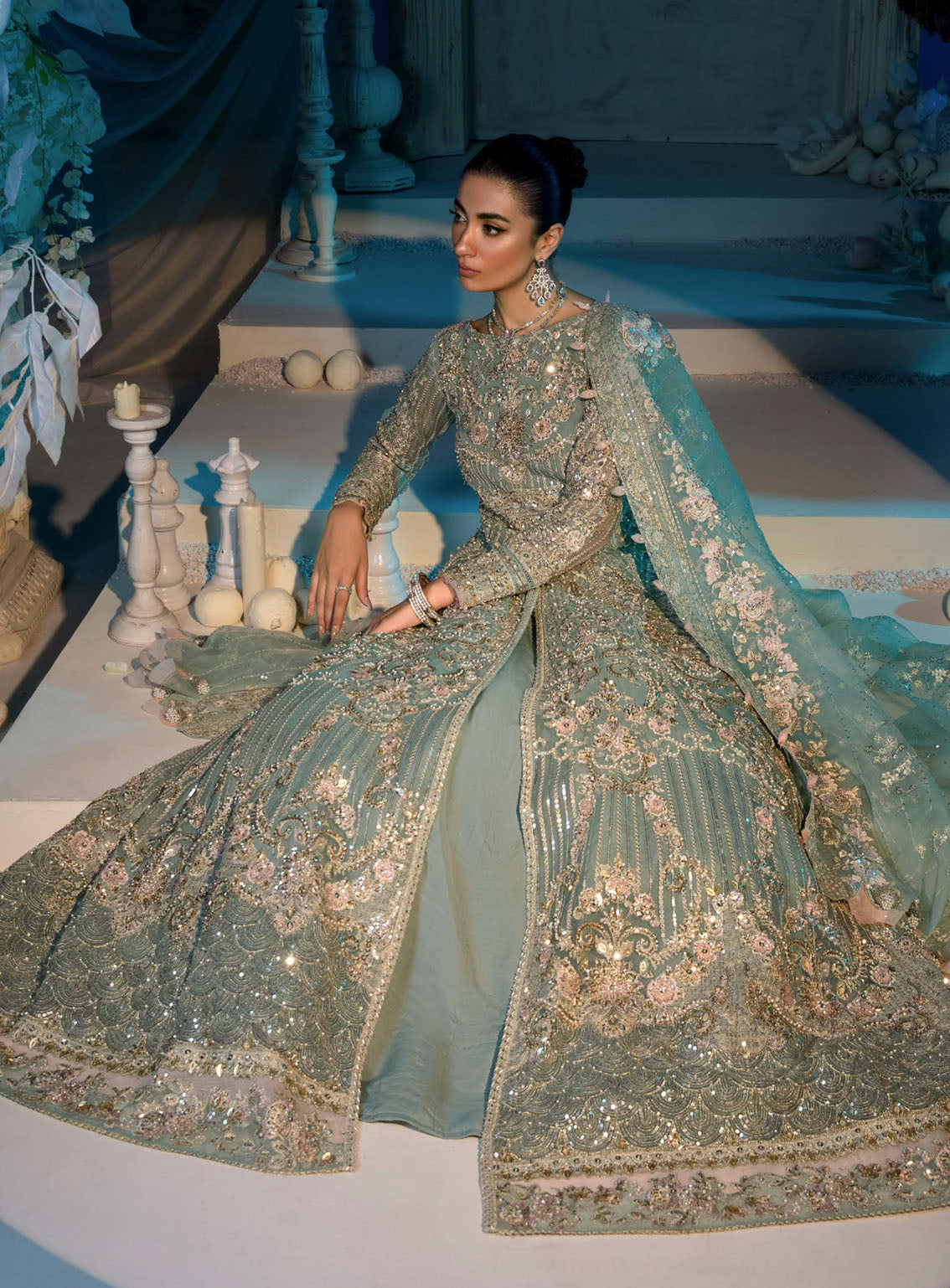 Evara By Elaf Embroidered Organza Suits Unstitched 3 Piece - EL24EV EFE-02 ELSA Evara By Elaf Embroidered Organza Suits Unstitched 3 Piece - EL24EV EFE-02 ELSA