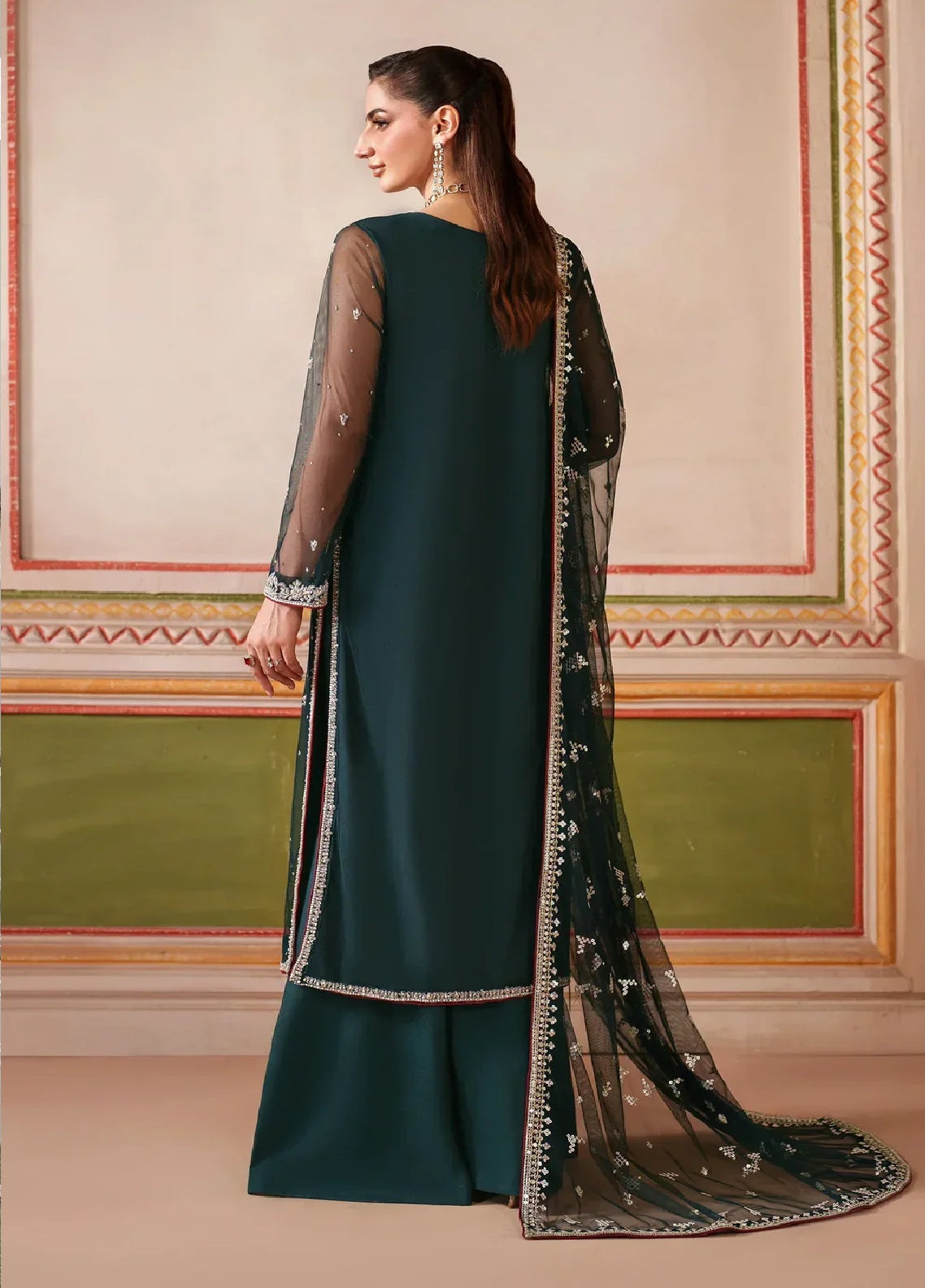 Falesia By Zarif Formals Embroidered Net 3 Piece Unstitched Suit ZF26FF D-HF-02 SHENAAR Falesia By Zarif Formals Embroidered Net 3 Piece Unstitched Suit ZF26FF D-HF-02 SHENAAR