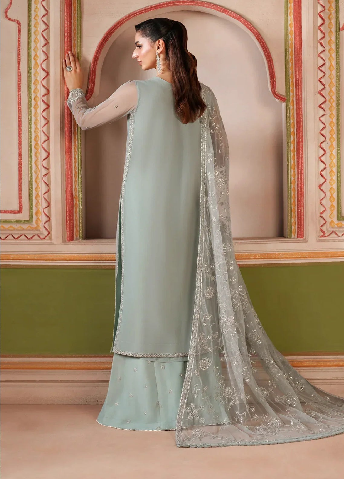 Falesia By Zarif Formals Embroidered Net 3 Piece Unstitched Suit ZF26FF D-HF-05 DINAAR Falesia By Zarif Formals Embroidered Net 3 Piece Unstitched Suit ZF26FF D-HF-05 DINAAR
