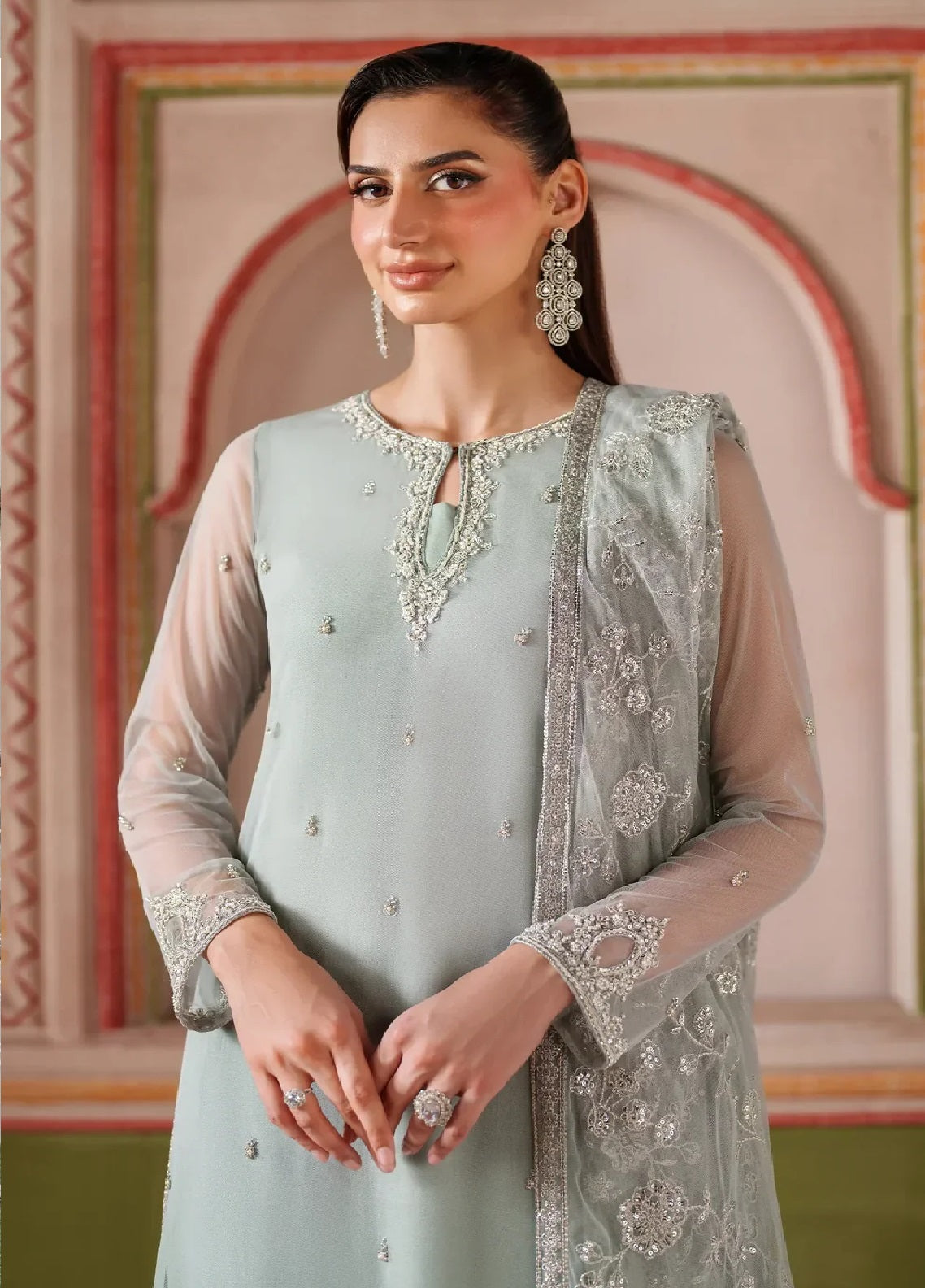 Falesia By Zarif Formals Embroidered Net 3 Piece Unstitched Suit ZF26FF D-HF-05 DINAAR Falesia By Zarif Formals Embroidered Net 3 Piece Unstitched Suit ZF26FF D-HF-05 DINAAR