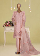 Falsafaa By HZ Textiles Formals Embroidered Organza 3 Piece Stitched Suit HZ26FFEV8 D-228