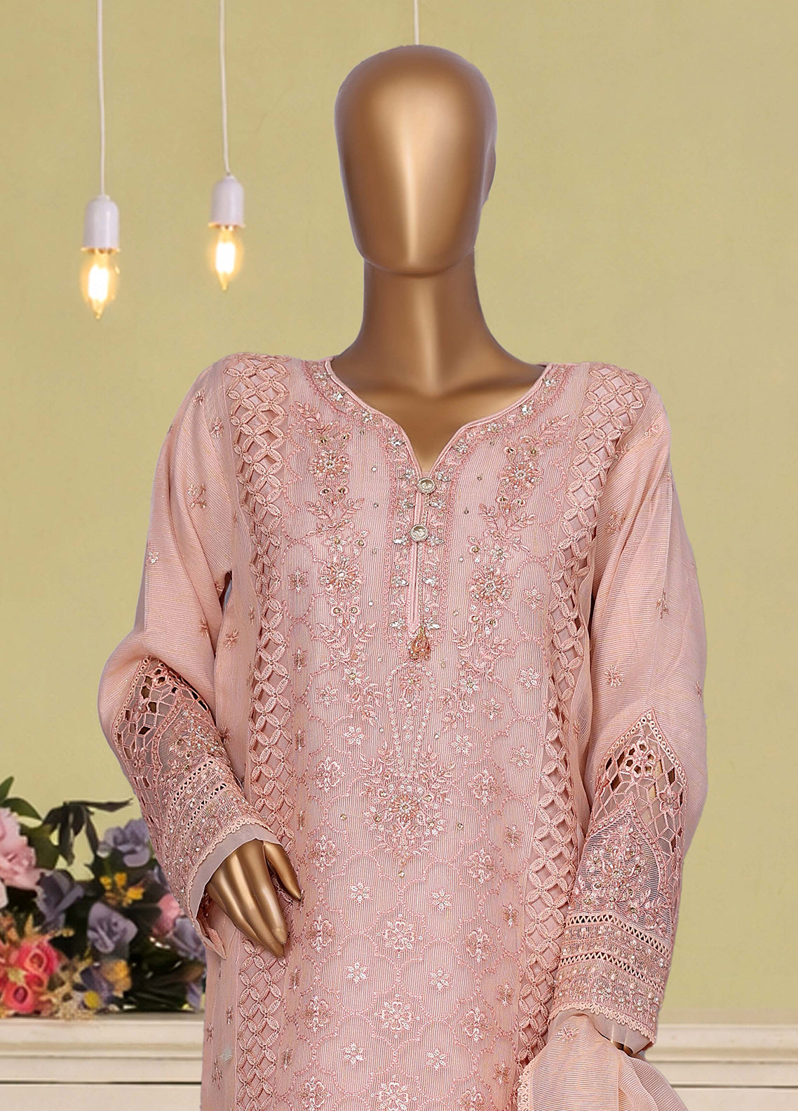 Falsafaa By HZ Textiles Formals Embroidered Organza 3 Piece Stitched Suit HZ26FFEV8 D-228 Falsafaa By HZ Textiles Formals Embroidered Organza 3 Piece Stitched Suit HZ26FFEV8 D-228