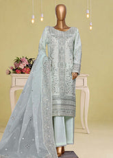 Falsafaa By HZ Textiles Formals Embroidered Organza 3 Piece Stitched Suit HZ26FFEV8 D-229