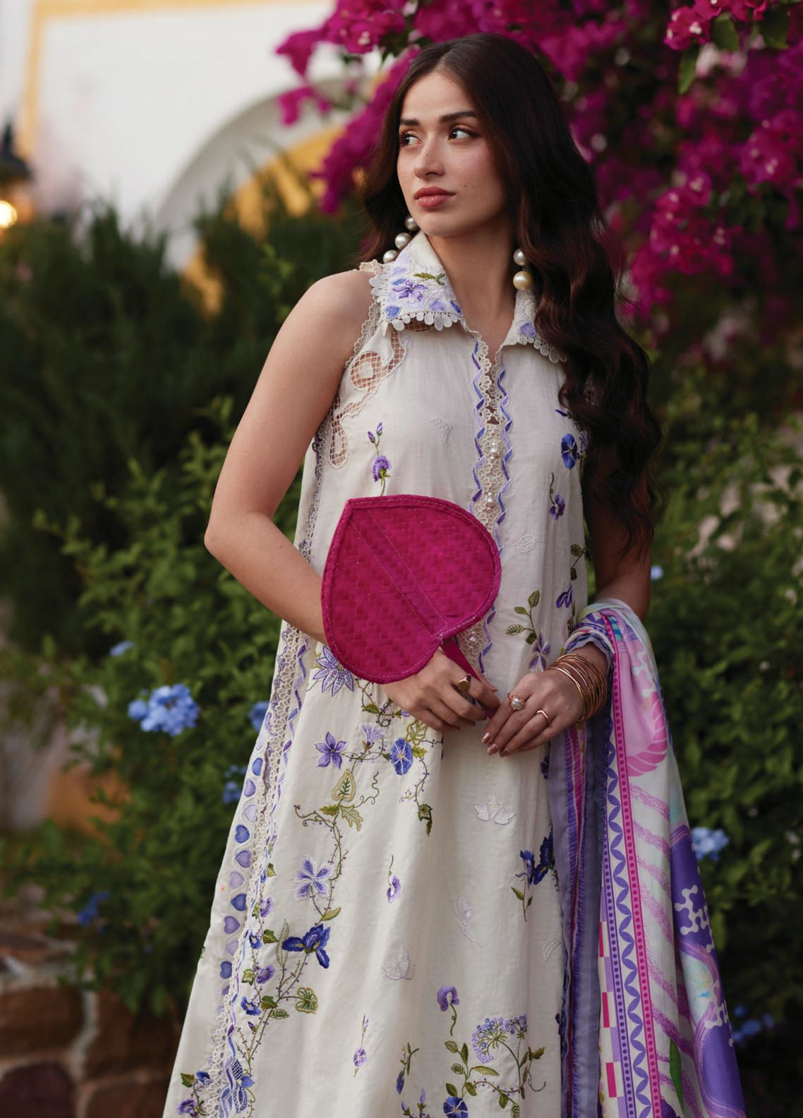 Farah Talib Aziz Luxury Embroidered Lawn 3 Piece Unstitched Suit FTA26LL D-01 EVITA IVORY Farah Talib Aziz Luxury Embroidered Lawn 3 Piece Unstitched Suit FTA26LL D-01 EVITA IVORY