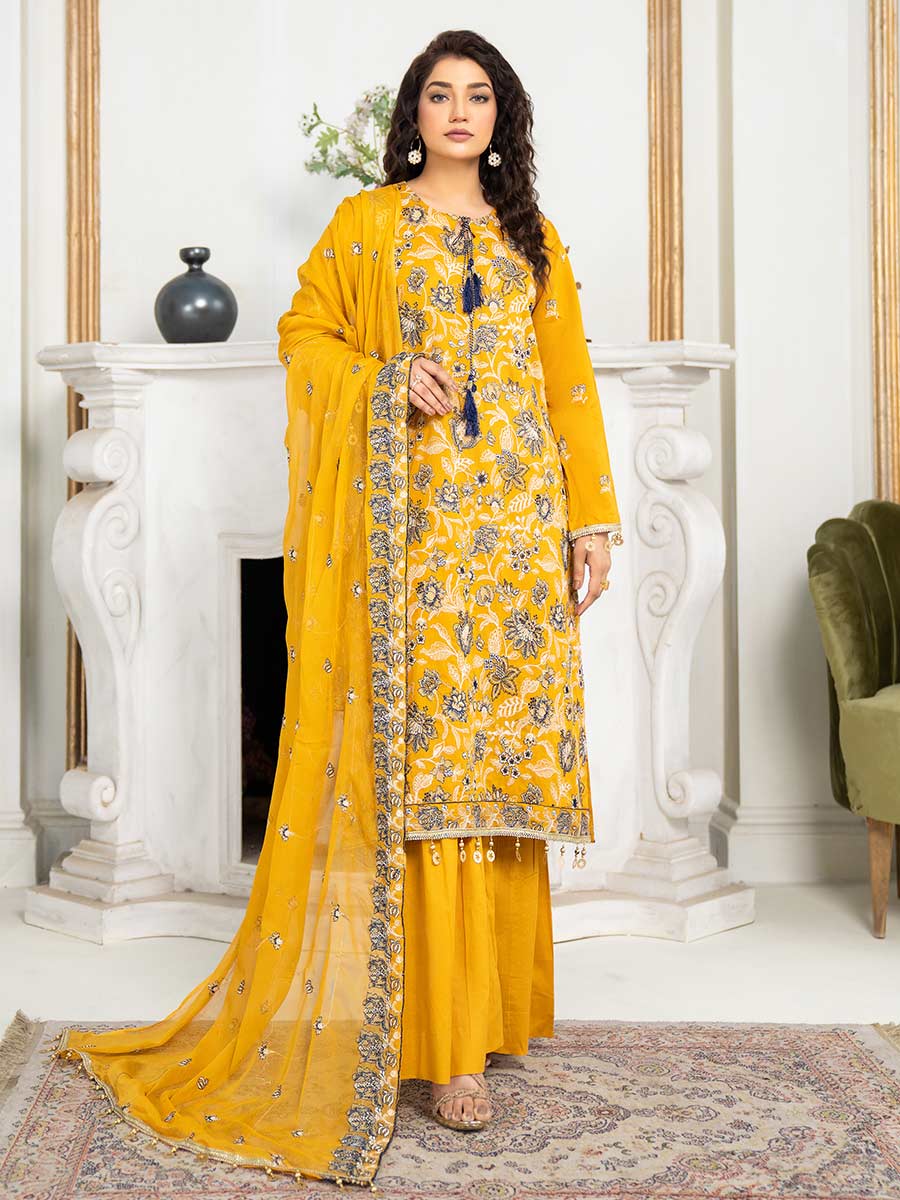 D#01 Feroza Luxury Emb Lawn Collection 523 D#01 Feroza Luxury Emb Lawn Collection 523