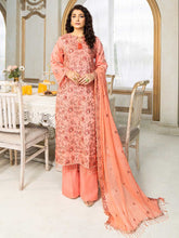 D#03 Feroza Luxury Emb Lawn Collection 523