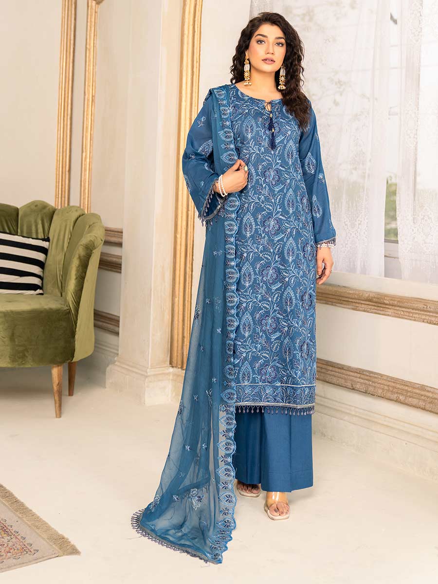 D#04 Feroza Luxury Emb Lawn Collection 523 D#04 Feroza Luxury Emb Lawn Collection 523