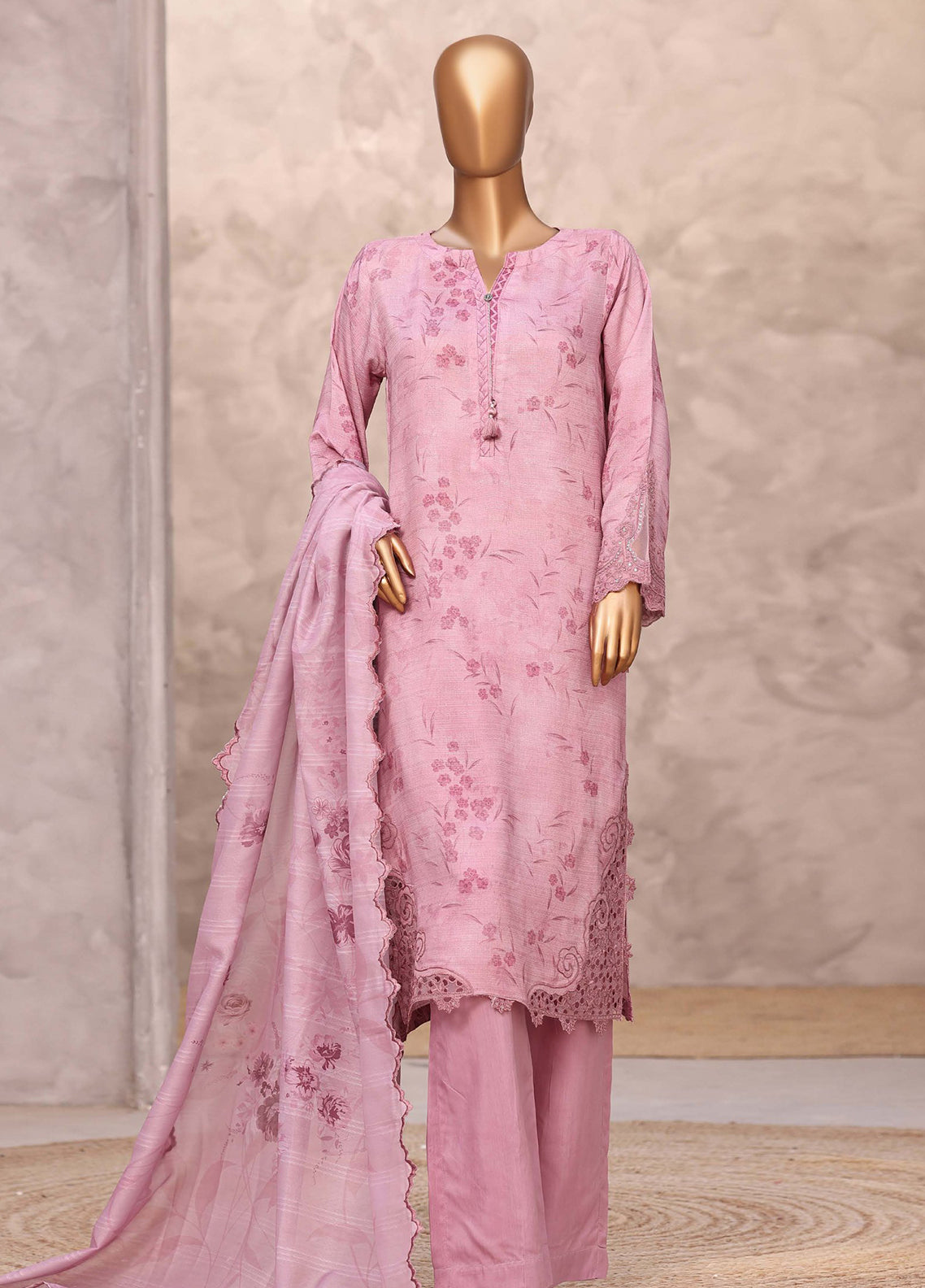 Festive Hues By HZ Textiles Embroidered Silk 3 Piece Stitched Suit HZ26FHDF D-VPE-2604 Festive Hues By HZ Textiles Embroidered Silk 3 Piece Stitched Suit HZ26FHDF D-VPE-2604