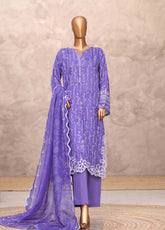 Festive Hues By HZ Textiles Embroidered Silk 3 Piece Stitched Suit HZ26FHDF D-VPE-2605
