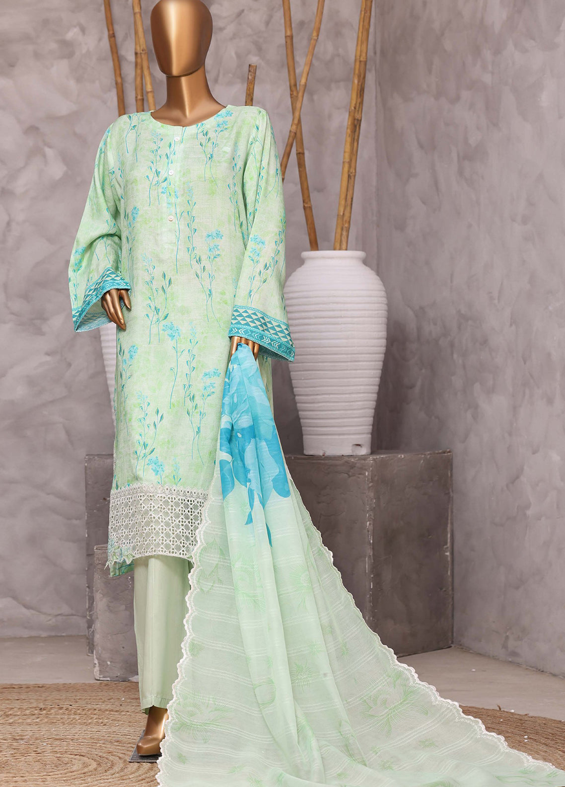 Festive Hues By HZ Textiles Embroidered Silk 3 Piece Stitched Suit HZ26FHDF D-VPE-2607 Festive Hues By HZ Textiles Embroidered Silk 3 Piece Stitched Suit HZ26FHDF D-VPE-2607