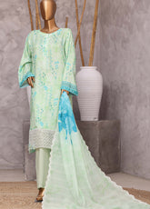 Festive Hues By HZ Textiles Embroidered Silk 3 Piece Stitched Suit HZ26FHDF D-VPE-2607