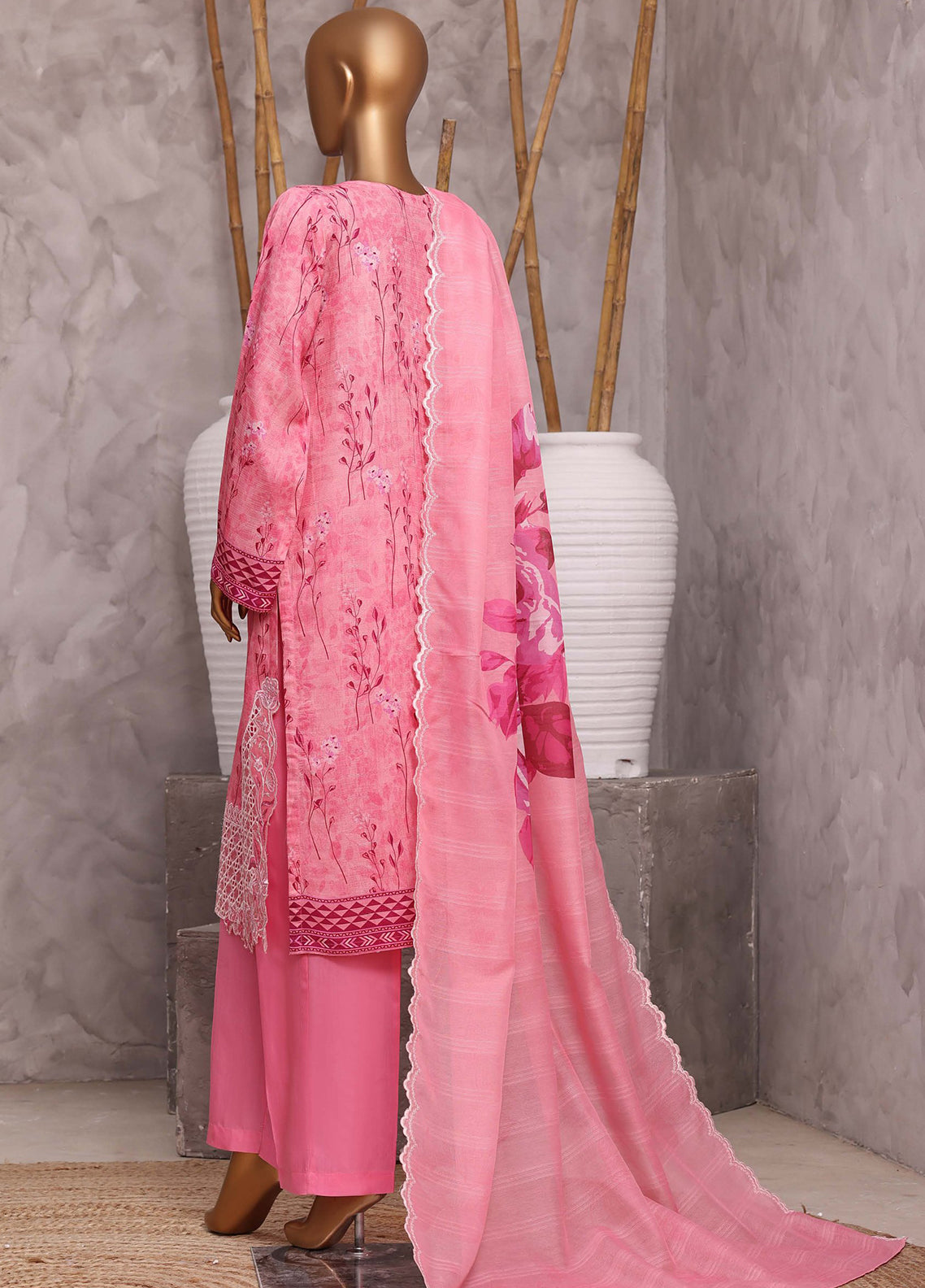 Festive Hues By HZ Textiles Embroidered Silk 3 Piece Stitched Suit HZ26FHDF D-VPE-2608 Festive Hues By HZ Textiles Embroidered Silk 3 Piece Stitched Suit HZ26FHDF D-VPE-2608