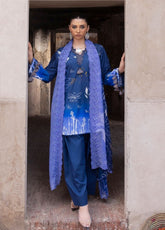 Flora By Gul Ahmed Embroidered Lawn 3 Piece Unstitched Suit GA26FEC D-BCT-62003