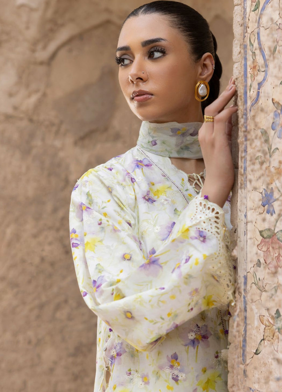 Flora By Gul Ahmed Embroidered Lawn 3 Piece Unstitched Suit GA26FEC D-BM-62034 Flora By Gul Ahmed Embroidered Lawn 3 Piece Unstitched Suit GA26FEC D-BM-62034