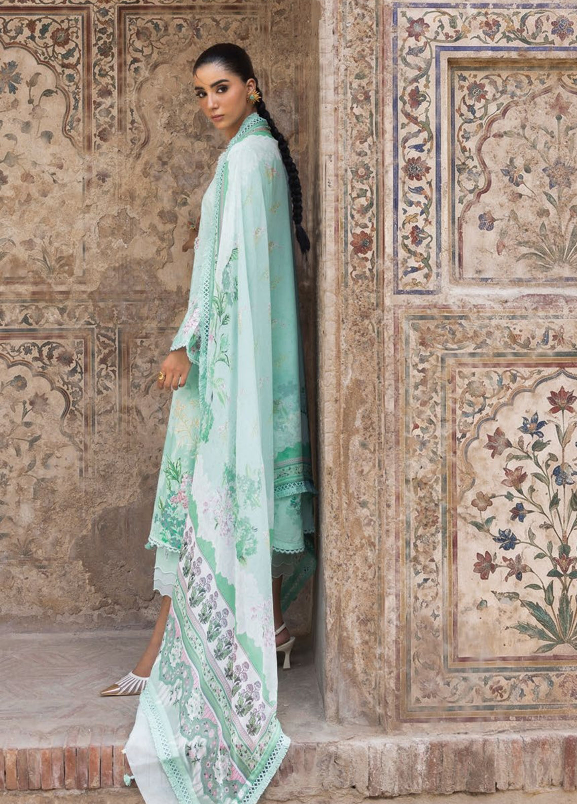 Flora By Gul Ahmed Embroidered Lawn 3 Piece Unstitched Suit GA26FEC D-BM-62060 Flora By Gul Ahmed Embroidered Lawn 3 Piece Unstitched Suit GA26FEC D-BM-62060