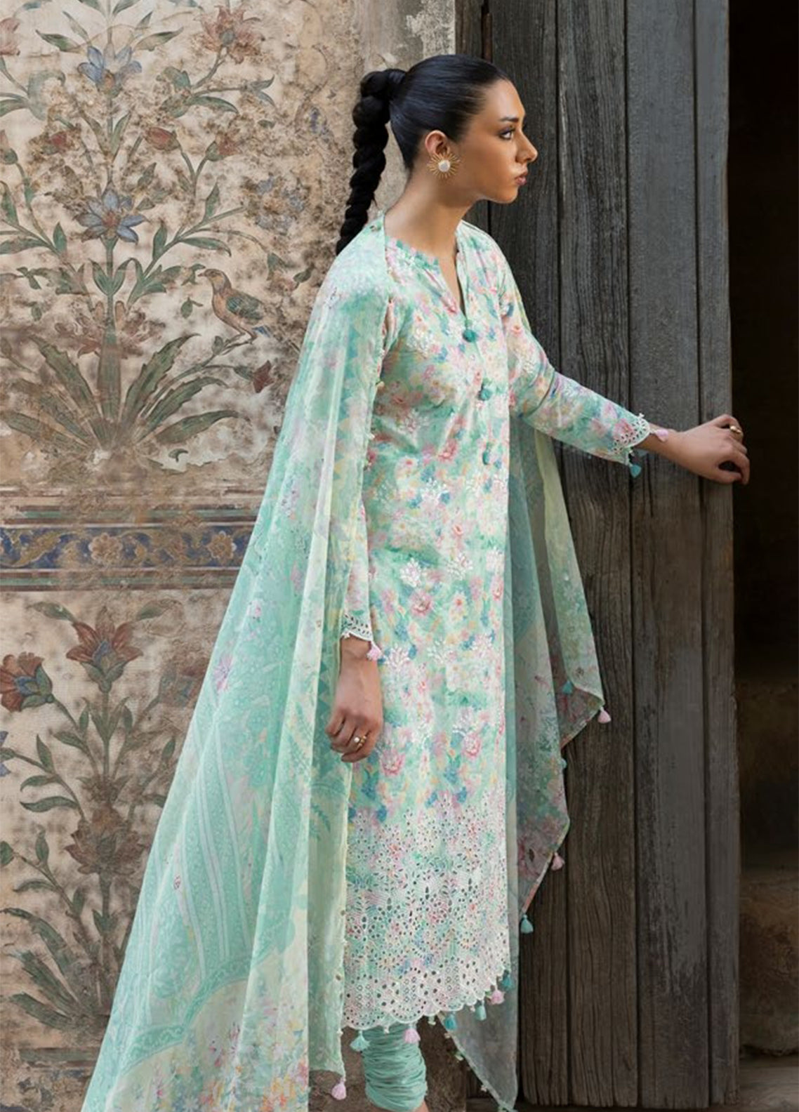 Flora By Gul Ahmed Embroidered Lawn 3 Piece Unstitched Suit GA26FEC D-BM-62064 Flora By Gul Ahmed Embroidered Lawn 3 Piece Unstitched Suit GA26FEC D-BM-62064