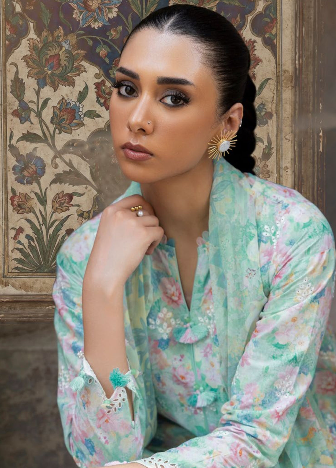 Flora By Gul Ahmed Embroidered Lawn 3 Piece Unstitched Suit GA26FEC D-BM-62064 Flora By Gul Ahmed Embroidered Lawn 3 Piece Unstitched Suit GA26FEC D-BM-62064