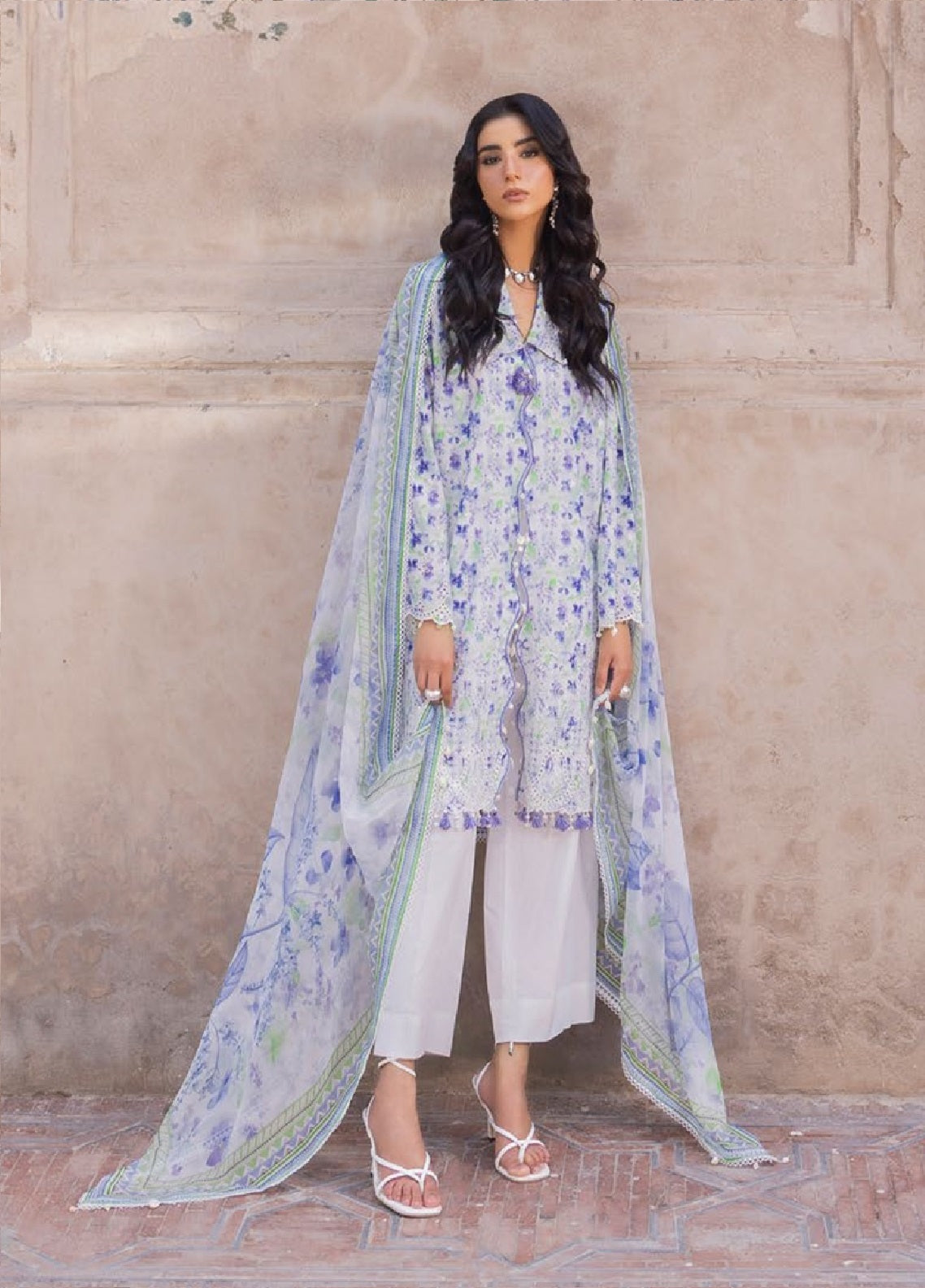 Flora By Gul Ahmed Embroidered Lawn 3 Piece Unstitched Suit GA26FEC D-BM-62065 Flora By Gul Ahmed Embroidered Lawn 3 Piece Unstitched Suit GA26FEC D-BM-62065
