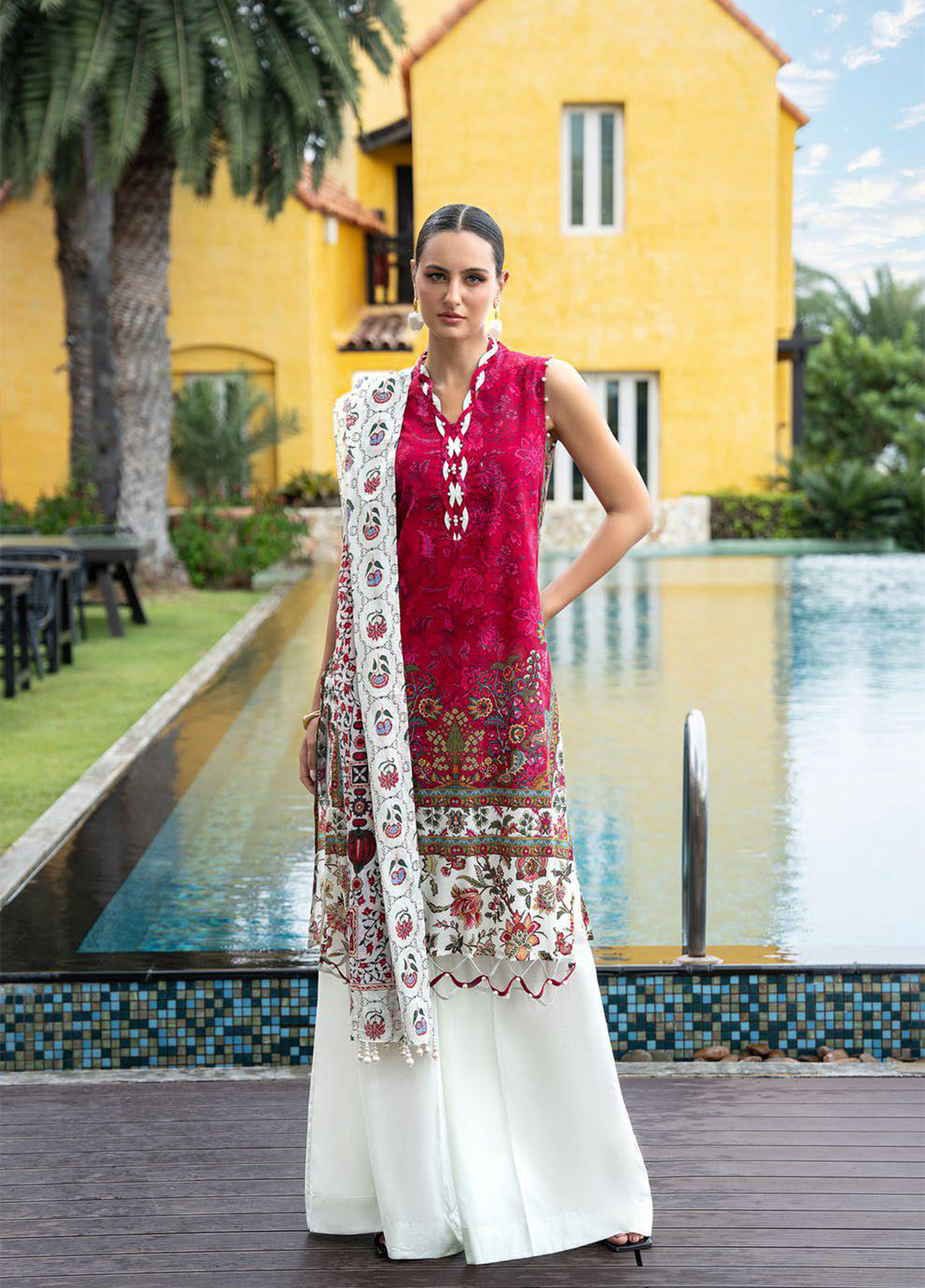 Floral Blush By Gul Ahmed Printed Lawn 3 Piece Unstitched Suit GA26FB D-CL-62077A Floral Blush By Gul Ahmed Printed Lawn 3 Piece Unstitched Suit GA26FB D-CL-62077A