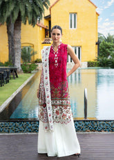 Floral Blush By Gul Ahmed Printed Lawn 3 Piece Unstitched Suit GA26FB D-CL-62077A