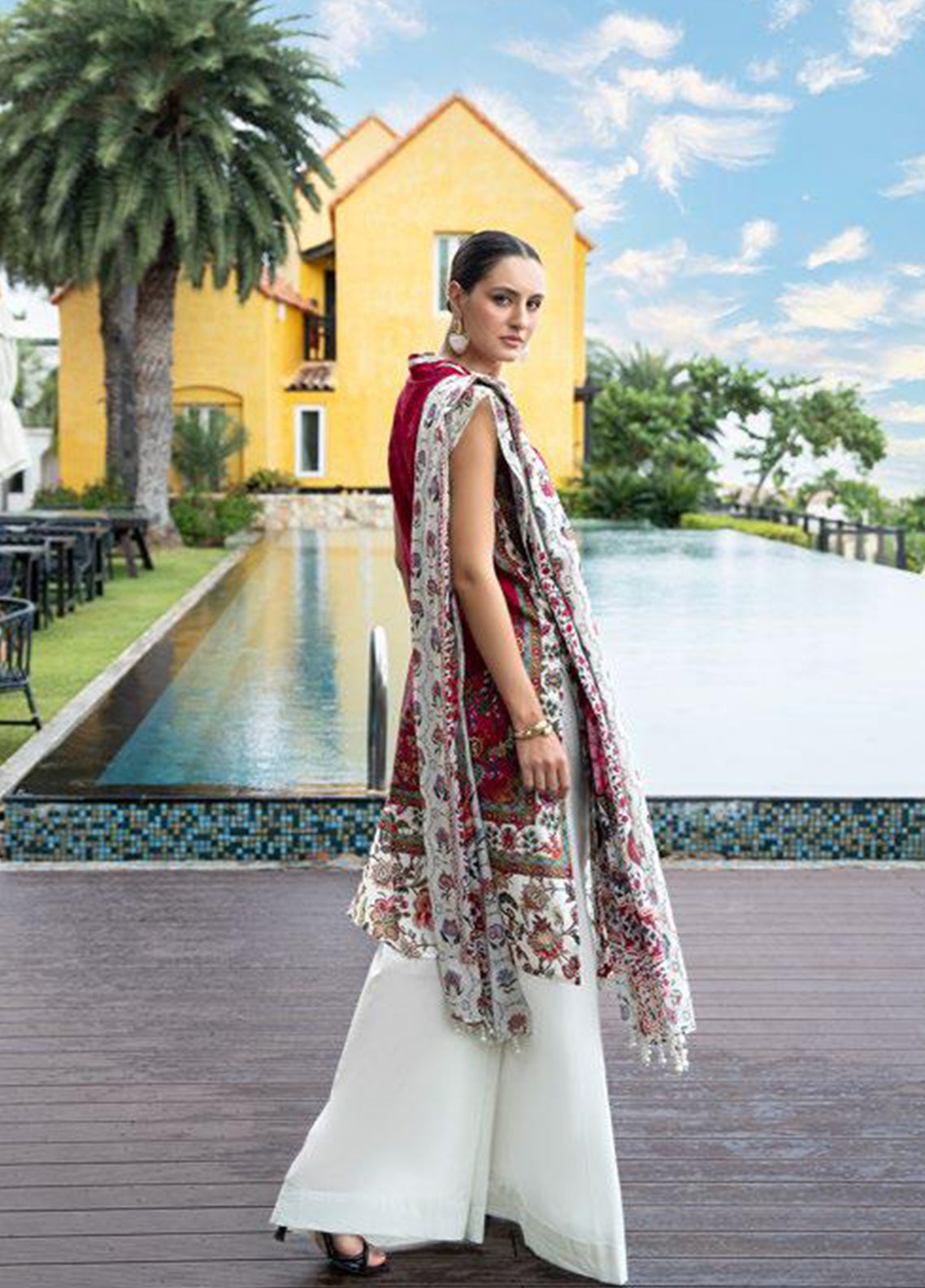 Floral Blush By Gul Ahmed Printed Lawn 3 Piece Unstitched Suit GA26FB D-CL-62077A Floral Blush By Gul Ahmed Printed Lawn 3 Piece Unstitched Suit GA26FB D-CL-62077A