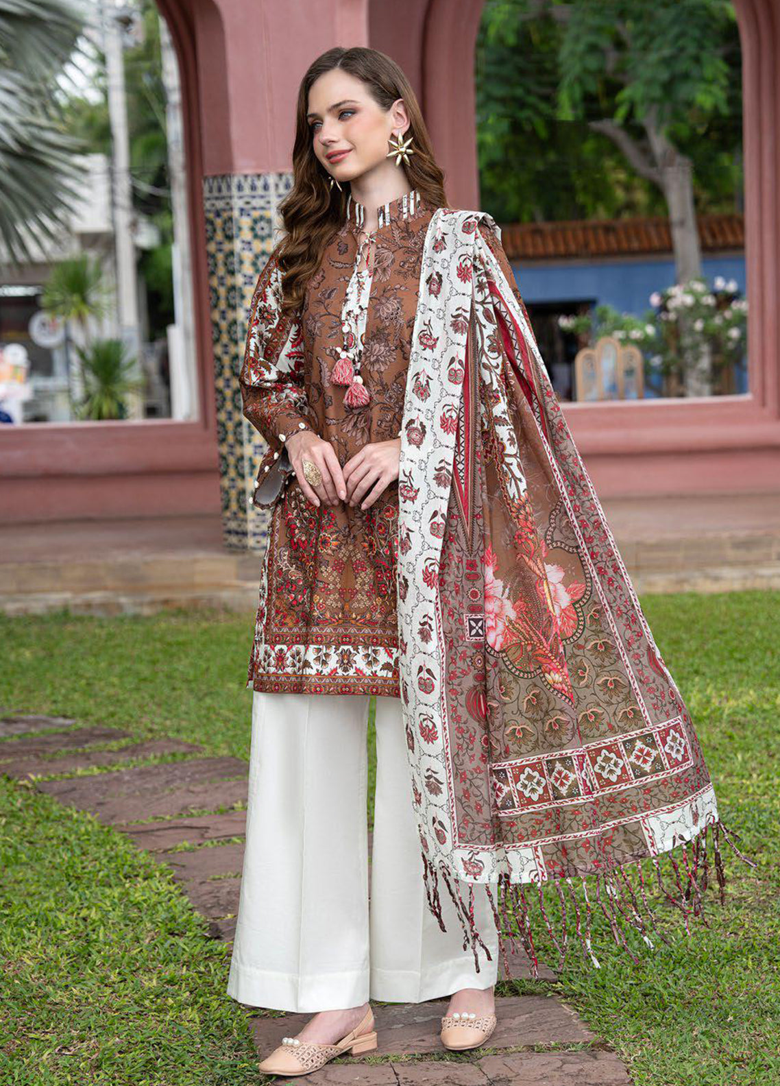Floral Blush By Gul Ahmed Printed Lawn 3 Piece Unstitched Suit GA26FB D-CL-62077B Floral Blush By Gul Ahmed Printed Lawn 3 Piece Unstitched Suit GA26FB D-CL-62077B