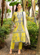 Floral Blush By Gul Ahmed Printed Lawn 3 Piece Unstitched Suit GA26FB D-CL-62078B