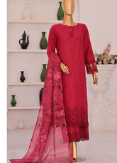 Floral Vibes By HZ Textile Embroidered Appliquekari Lawn 3 Piece Unstitched Suit HZ26FVAE D-FVE-05
