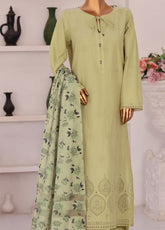 Floral Vibes By HZ Textile Embroidered Appliquekari Lawn 3 Piece Unstitched Suit HZ26FVAE D-FVE-06