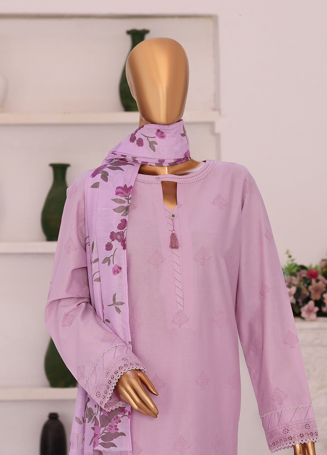 Floral Vibes By HZ Textile Embroidered Appliquekari Lawn 3 Piece Unstitched Suit HZ26FVAE D-FVE-07 Floral Vibes By HZ Textile Embroidered Appliquekari Lawn 3 Piece Unstitched Suit HZ26FVAE D-FVE-07