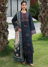 Florence By Rang Rasiya Luxury Embroidered Lawn 3 Piece Unstitched Suit RR26FLEE D-02 NILOFER