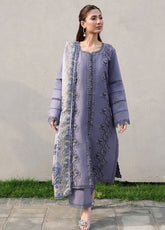 Florence By Rang Rasiya Luxury Embroidered Lawn 3 Piece Unstitched Suit RR26FLEE D-11 MAHNAZ