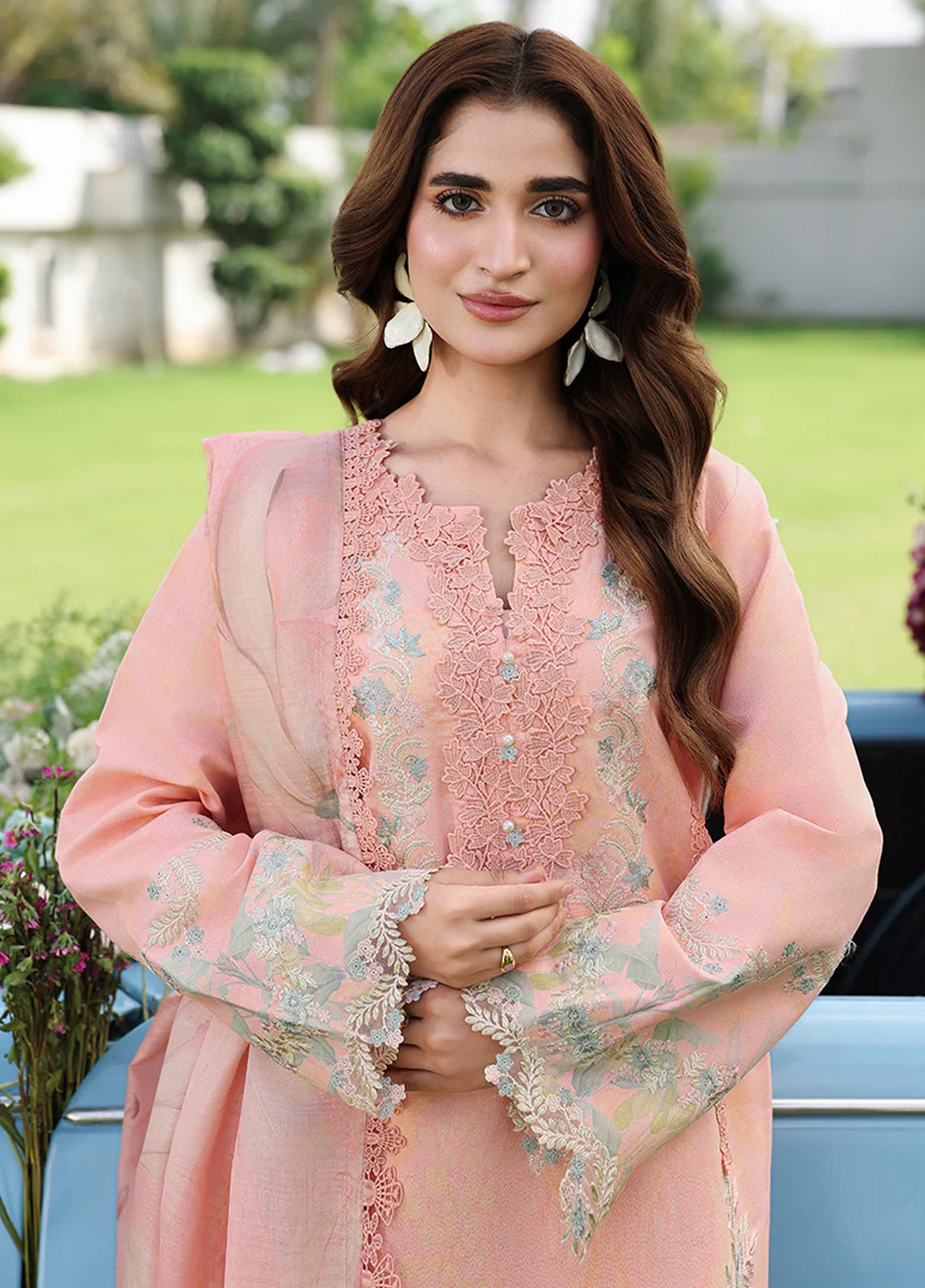 Florence By Rang Rasiya Luxury Embroidered Lawn 3 Piece Unstitched Suit RR26FLEE D-14 LALEH Florence By Rang Rasiya Luxury Embroidered Lawn 3 Piece Unstitched Suit RR26FLEE D-14 LALEH
