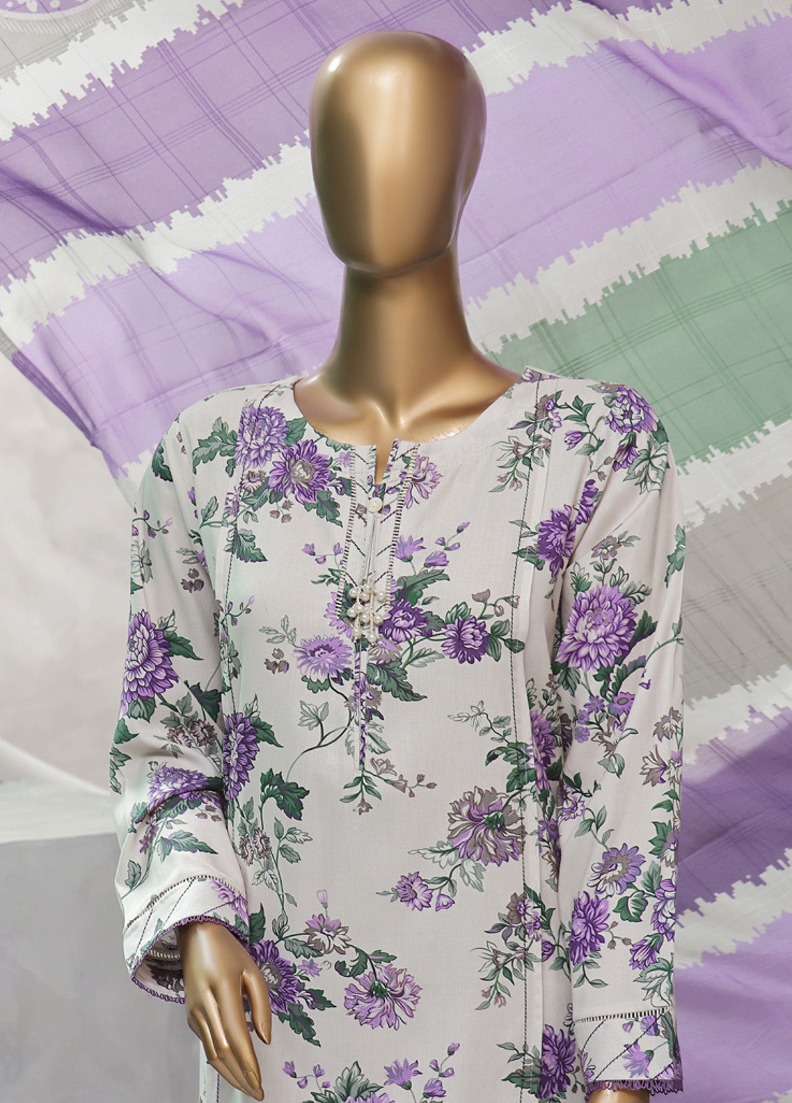 Florence by HZ Textile Printed Linen Suits Stitched 3 Piece - HZ24FPL PLC-901 Florence by HZ Textile Printed Linen Suits Stitched 3 Piece - HZ24FPL PLC-901