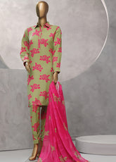 Florence by HZ Textile Printed Linen Suits Stitched 3 Piece - HZ24FPL PLC-903