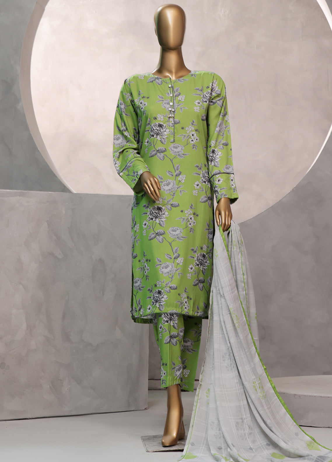 Florence by HZ Textile Printed Linen Suits Stitched 3 Piece - HZ24FPL PLC-904 Florence by HZ Textile Printed Linen Suits Stitched 3 Piece - HZ24FPL PLC-904