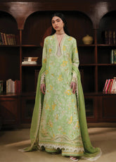 Florette By Afrozeh Embroidered Lawn 3 Piece Unstitched Suit AF26FPE D-FWU-0044 CIEL