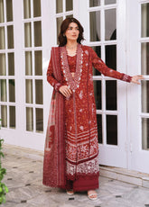 Florette By Afrozeh Embroidered Lawn 3 Piece Unstitched Suit AF26FPE D-FWU-0046 ELYNDRA