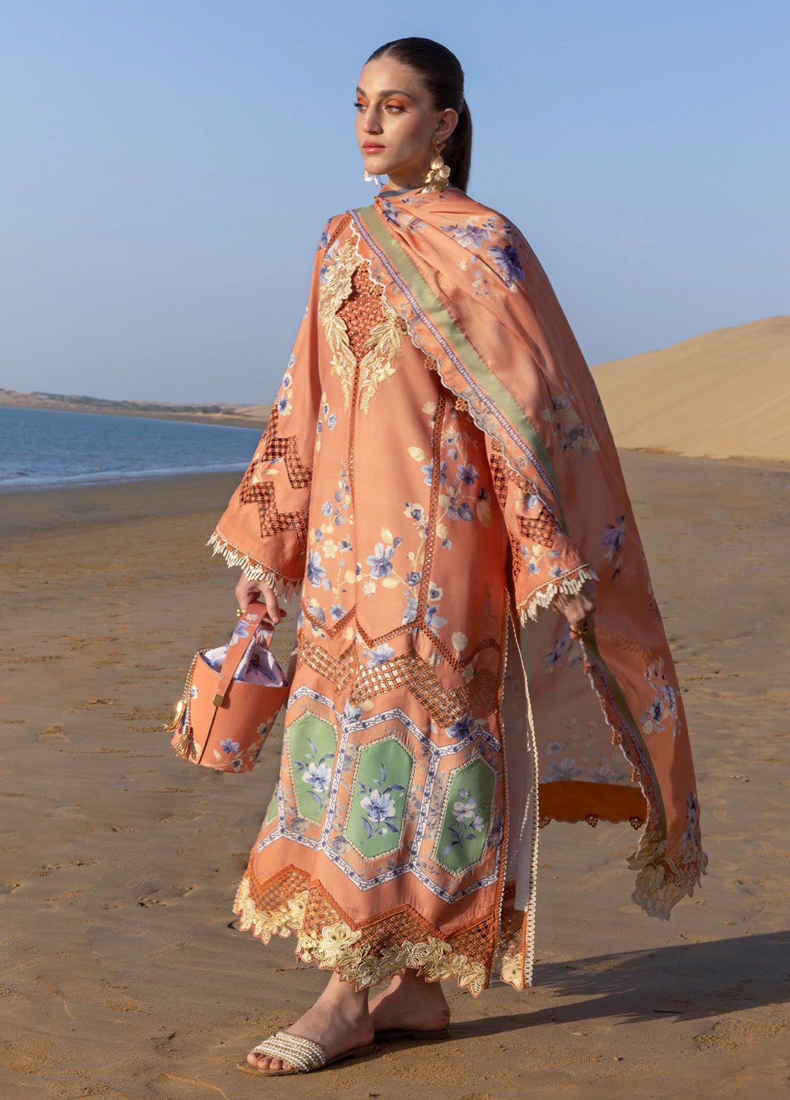 Flow by Crimson Embroidered Lawn Suits Unstitched 3 Piece - CSS25FL 1A UNDER THE TUSCAN LOVE Flow by Crimson Embroidered Lawn Suits Unstitched 3 Piece - CSS25FL 1A UNDER THE TUSCAN LOVE