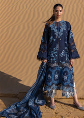 Flow by Crimson Embroidered Lawn Suits Unstitched 3 Piece - CSS25FL 1B UNDER THE TUSCAN LOVE