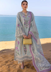 Flow by Crimson Embroidered Lawn Suits Unstitched 3 Piece - CSS25FL 2A A HANDMADE TALE