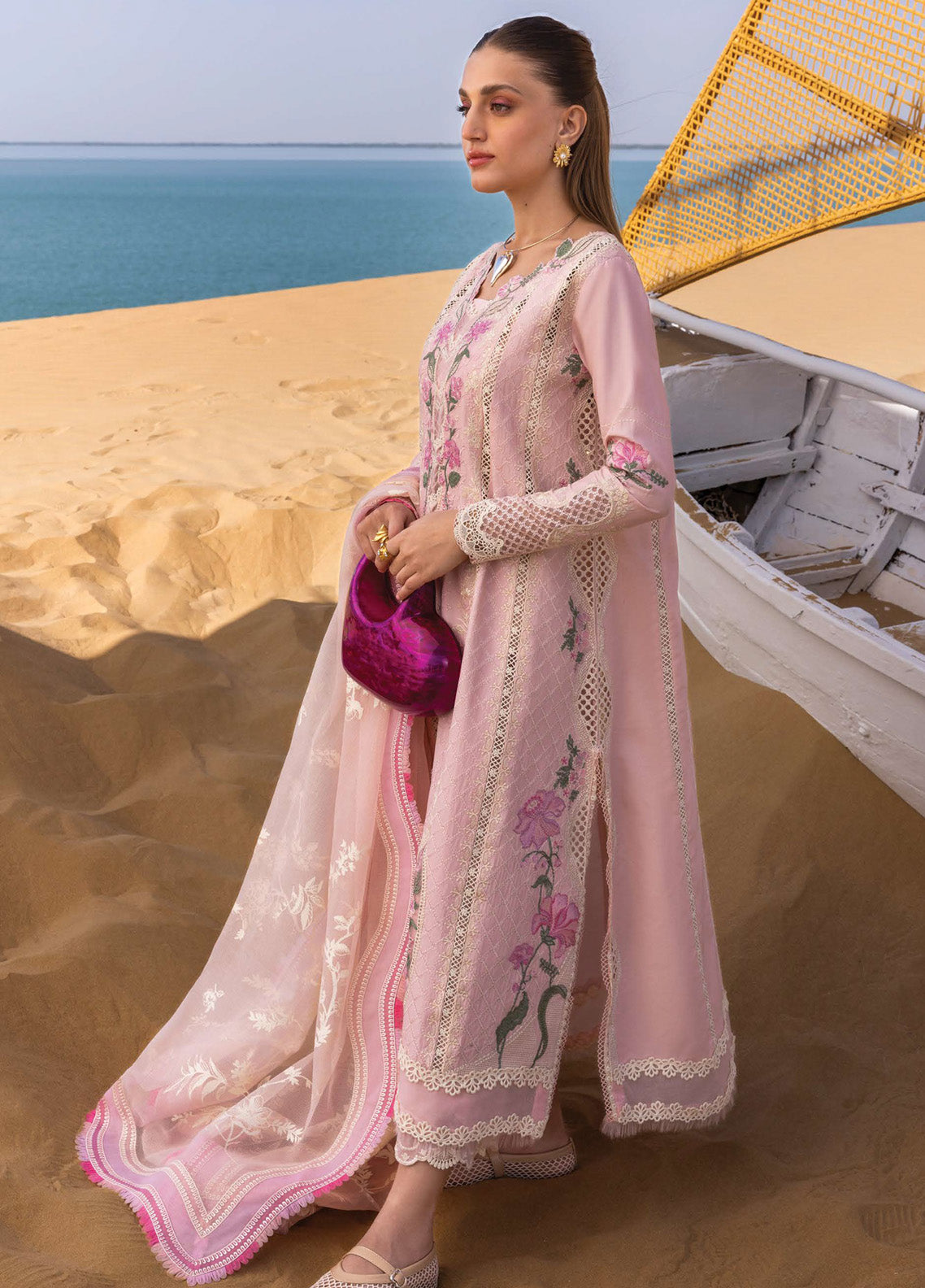 Flow by Crimson Embroidered Lawn Suits Unstitched 3 Piece - CSS25FL 2B A HANDMADE TALE Flow by Crimson Embroidered Lawn Suits Unstitched 3 Piece - CSS25FL 2B A HANDMADE TALE