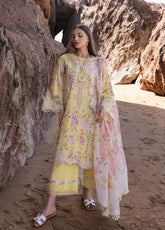 Flow by Crimson Embroidered Lawn Suits Unstitched 3 Piece - CSS25FL 3A WHO'S THAT GIRL