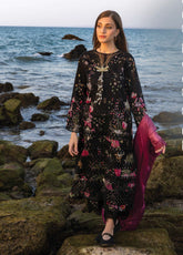 Flow by Crimson Embroidered Lawn Suits Unstitched 3 Piece - CSS25FL 4B BLOOM BOLD