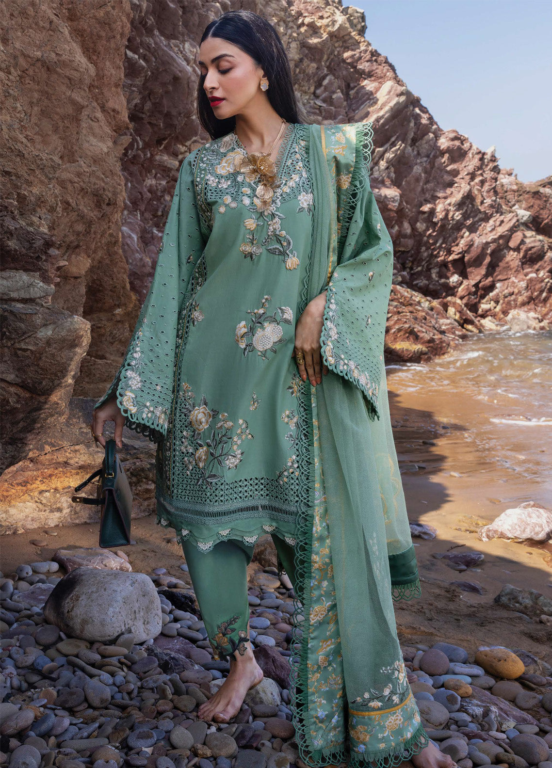 Flow by Crimson Embroidered Lawn Suits Unstitched 3 Piece - CSS25FL 5A PARSI THREADS Flow by Crimson Embroidered Lawn Suits Unstitched 3 Piece - CSS25FL 5A PARSI THREADS