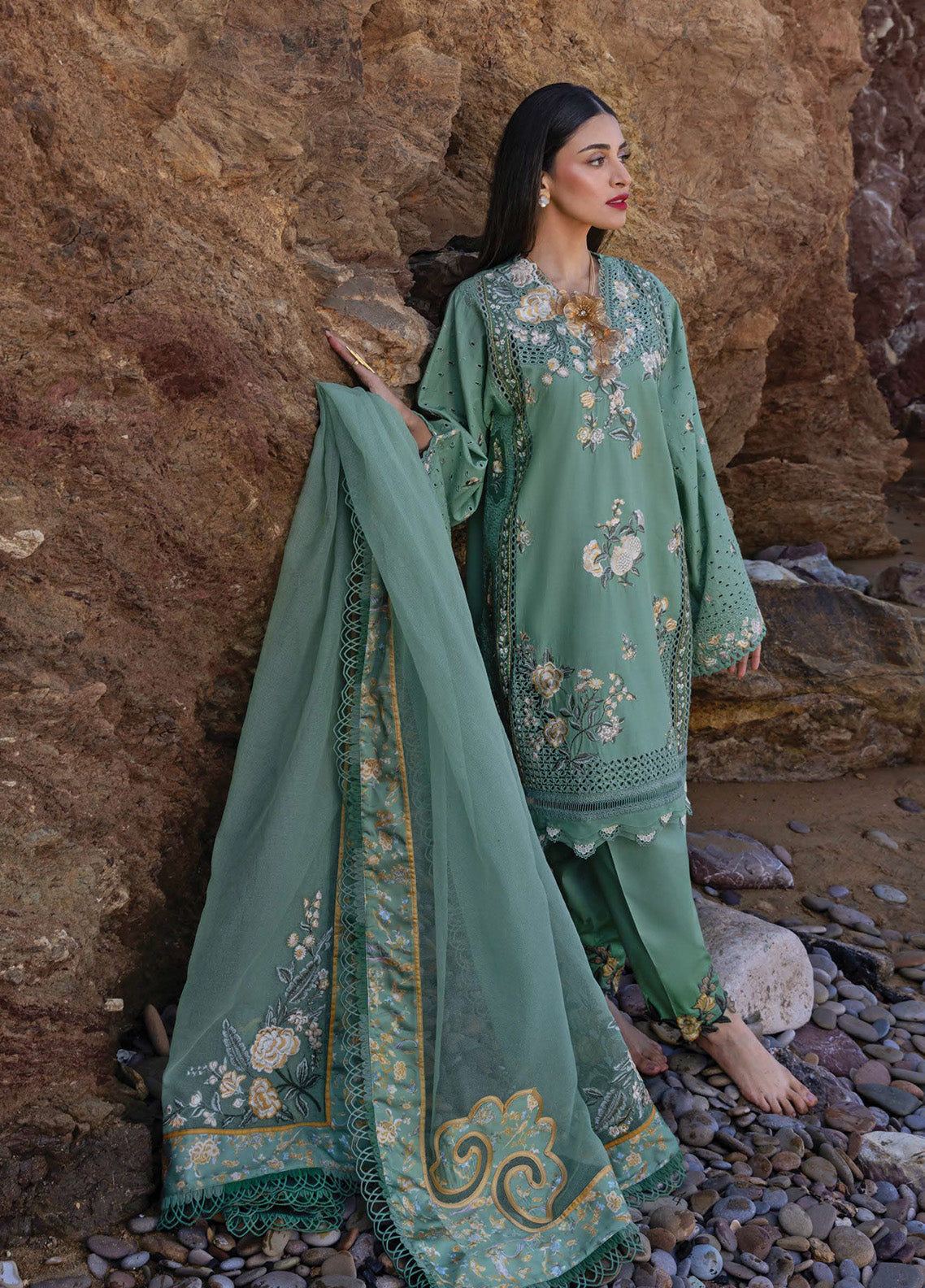 Flow by Crimson Embroidered Lawn Suits Unstitched 3 Piece - CSS25FL 5A PARSI THREADS Flow by Crimson Embroidered Lawn Suits Unstitched 3 Piece - CSS25FL 5A PARSI THREADS