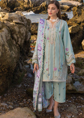 Flow by Crimson Embroidered Lawn Suits Unstitched 3 Piece - CSS25FL 6A FLORAL CRUSH